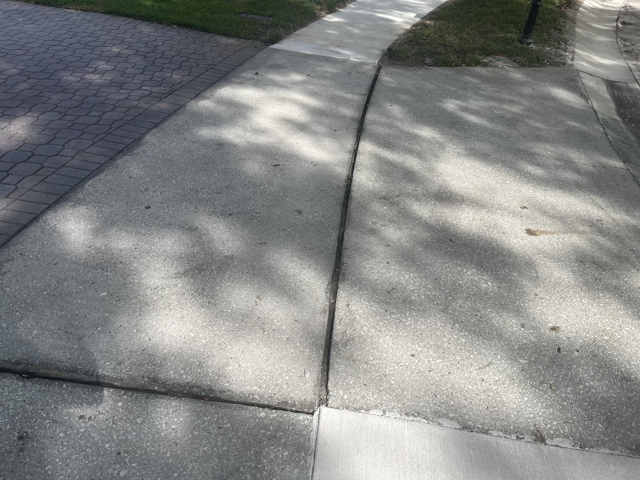 After pressure washing
