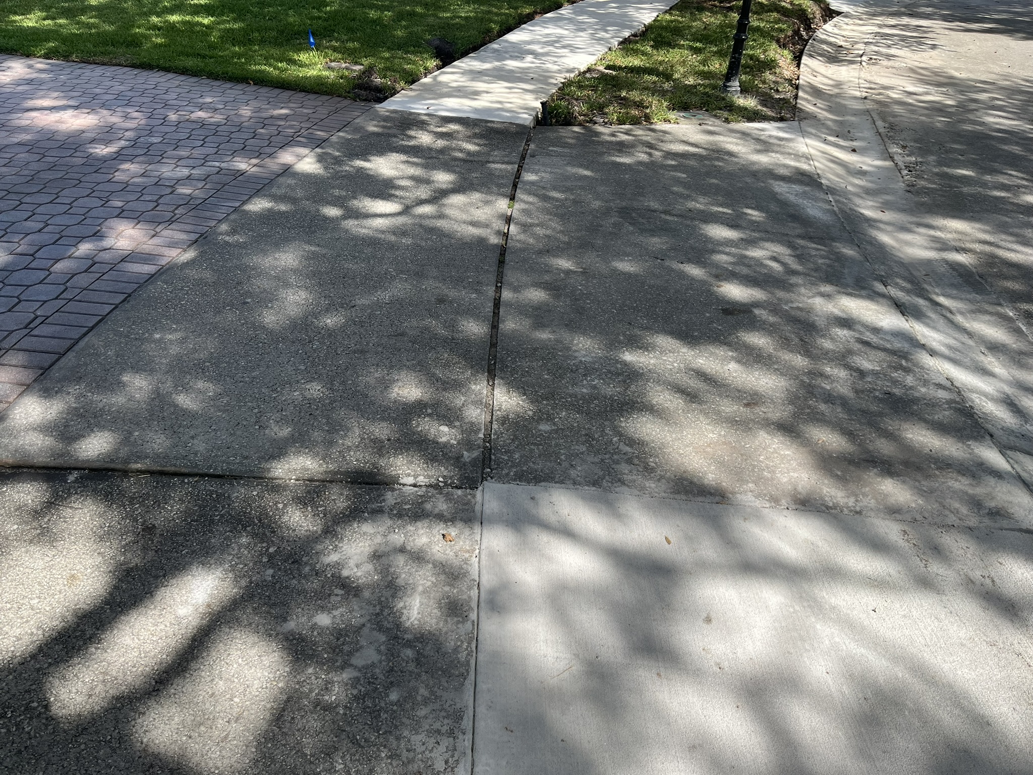 Before pressure washing